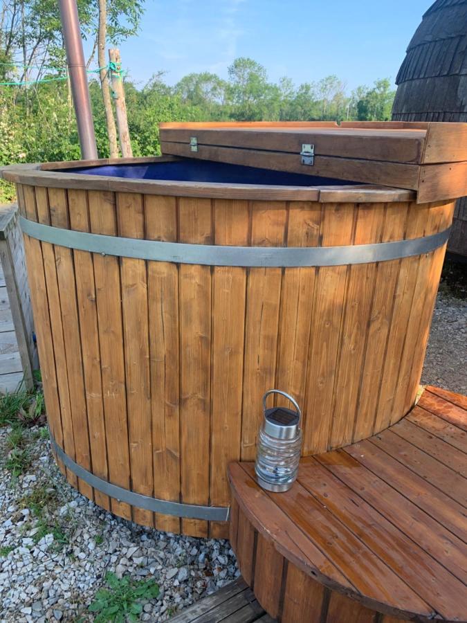 Cabane En Bois Avec Bain Nordique Et Sauna Marigny  Zewnętrze zdjęcie